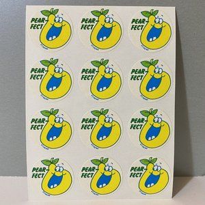 Vintage Trend Pear-Fect Scratch ‘N Sniff Pear Stickers - Glossy